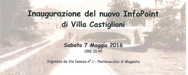 Inaugurazione nuovo InfoPoint di Villa Castiglioni