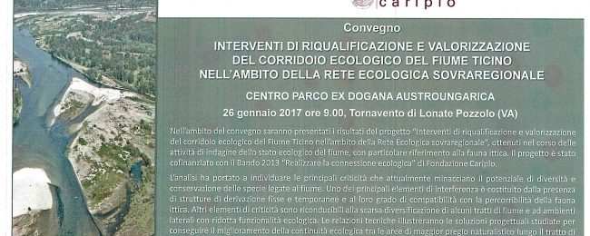 Convegno Interventi di riqualificazione e valorizzazione del corridoio ecologico del fiume Ticino