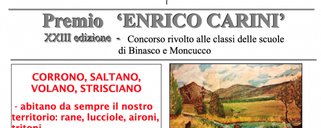 XXIII edizione premio “Enrico Carini”