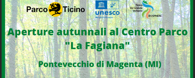 Eventi autunnali al centro Parco “La Fagiana”