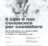 “Il lupo e noi: conoscere per coesistere”